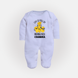 Pasta Lover Full body suit - BABY BLUE - New Born (Chest 7.5")