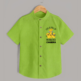 Pasta Lover Shirt - LIME GREEN - 0 - 6 Months Old (Chest 23")