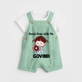 Donut Mess With Me Dungaree - MINT GREEN - 0 - 5 Months Old (Chest 18")