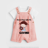 Donut Mess With Me Dungaree - PEACH - 0 - 5 Months Old (Chest 18")