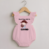 Donut Mess With Me Romper Frock - BABY PINK - 0 - 3 Months Old (Chest 19")
