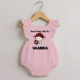 Donut Mess With Me Romper Frock - BABY PINK - 0 - 3 Months Old (Chest 19")