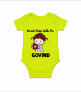 Donut Mess With Me Baby Romper