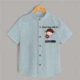 Donut Mess With Me Shirt - ARCTIC BLUE - 0 - 6 Months Old (Chest 23")