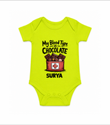 My Blood Type Is Chocolate Baby Romper