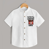 My Blood Type Is Chocolate Shirt - WHITE - 0 - 6 Months Old (Chest 23")