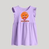 Jalebi Baby Delight Baby Frock - LILAC - 0 - 3 Months Old (Chest 17")