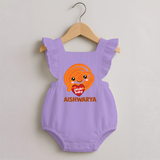 Jalebi Baby Delight Romper Frock - LILAC - 0 - 3 Months Old (Chest 19")