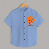 Jalebi Baby Delight Shirt - SKY BLUE - 0 - 6 Months Old (Chest 23")