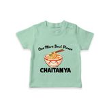Noodle Lover Tshirt - MINT GREEN - 0-5 Months Old (Chest 17")