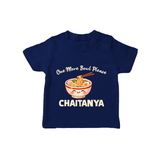 Noodle Lover Tshirt - NAVY BLUE - 0-5 Months Old (Chest 17")
