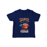Souper Hero Tshirt - NAVY BLUE - 0-5 Months Old (Chest 17")