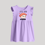 Little Sushi Lover Baby Frock - LILAC - 0 - 3 Months Old (Chest 17")