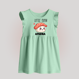 Little Sushi Lover Baby Frock - MINT GREEN - 0 - 3 Months Old (Chest 17")