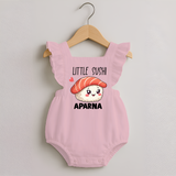 Little Sushi Lover Romper Frock - BABY PINK - 0 - 3 Months Old (Chest 19")