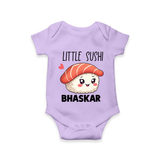 Little Sushi Lover Baby Romper - LILAC - New Born (Chest 14")
