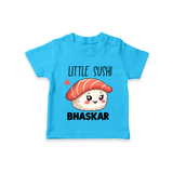 Little Sushi Lover Tshirt - SKY BLUE - 0-5 Months Old (Chest 17")