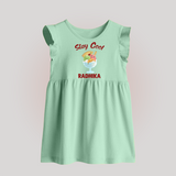 Stay Cool Ice Cream Baby Frock - MINT GREEN - 0 - 3 Months Old (Chest 17")