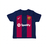 Barcelona Inspired Kids Football T-Shirt – Navy & Garnet Fan Jersey
