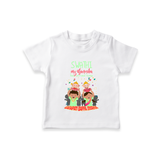 My Ganesha Has Arrived Home T-Shirt | Personalized Baby T-Shirt for Ganesha Devotees - WHITE - 0-5 Months Old (Chest 17")
