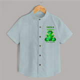 My Ganesha is Eco-Friendly Shirt | Custom Baby Shirt for Eco-Conscious Ganesha Lovers - ARCTIC BLUE - 0 - 6 Months Old (Chest 23")