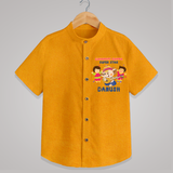 Ganapati Bappa Superstar Shirt | Custom Baby Shirt for Ganesha Celebration - CHROME YELLOW - 0 - 6 Months Old (Chest 23")