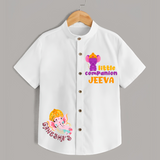 Little Companion Shirt | Personalized Shirt for Ganesha Devotees - WHITE - 0 - 6 Months Old (Chest 23")