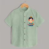 Little Ganesha Shirt | Personalized Baby Shirt for Your Little Ganesha - MINT GREEN - 0 - 6 Months Old (Chest 23")
