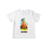 Ganesha Blessings Festive Garden Printed T Shirt - WHITE - 0-5 Months Old (Chest 17")