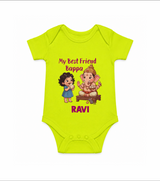 My Best Friend Bappa Cute Ganesha Printed Romper