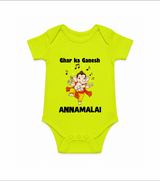 Dancing Ganesha Festive Vibes Printed Romper