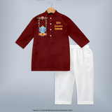 Little Ganesha Swinging Joy Printed Kurta Set