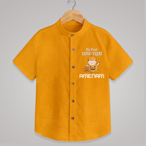 My First Mini Pumpkin Shirt | Personalized Baby Shirt for Halloween Celebration