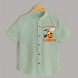 Mommy's Pumpkin Pie Print Baby Kids Shirt - MINT GREEN - 0 - 6 Months Old (Chest 23")