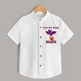Little Bat Buddy Print Baby Kids Shirt - WHITE - 0 - 6 Months Old (Chest 23")
