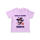 Witch In Training Print Baby Tshirt - LILAC - 0-5 Months Old (Chest 17")