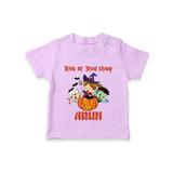 Trick Or Treat Camp Print Baby Tshirt - LILAC - 0-5 Months Old (Chest 17")
