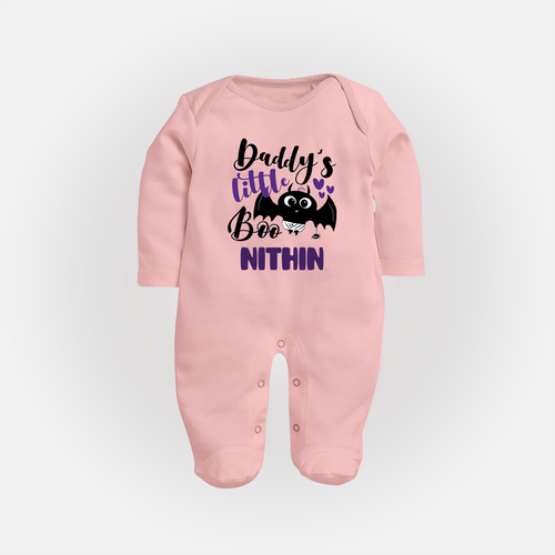 Daddy's Little Boo Sleep Suit | Custom Baby Sleep Suit for Halloween Fun