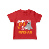 Mommy's Little Boo Ghost Print Baby Tshirt - RED - 0-5 Months Old (Chest 17")