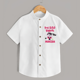 Bite-Sized Vampire Print Baby Kids Shirt - WHITE - 0 - 6 Months Old (Chest 23")