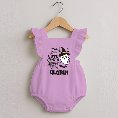 Too Cute Spooh Romper Frock | Personalized Baby Romper Frock for Spooky Fun