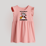 My First Vampire Pup First Halloween Baby Frock - BABY PINK - 0 - 3 Months Old (Chest 17")