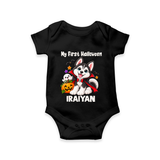 My First Vampire Pup First Halloween Romper - BLACK - New Born (Chest 14")