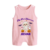 My First Little Mummy First Halloween Romper Suit - BABY PINK - New Born (Chest 18")