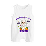 My First Little Mummy First Halloween Romper Suit - WHITE - New Born (Chest 18")