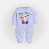 My First Little Mummy First Halloween Full Body Suit - BABY BLUE - New Born (Chest 7.5")