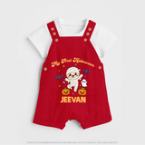 My First Little Mummy First Halloween Dungaree - RED - 0 - 5 Months Old (Chest 18")