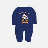 My First Little Mummy First Halloween Full Body Suit - NAVY BLUE - New Born (Chest 7.5")