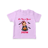 Too Cute to Spook Halloween T Shirt - LILAC - 0-5 Months Old (Chest 17")