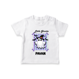 Little Ghostie Halloween T Shirt - WHITE - 0-5 Months Old (Chest 17")